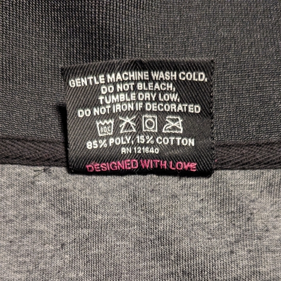 Track Jacket by Kid Robot, Black and Silver Metallic, XXL - Picture 2 of 5